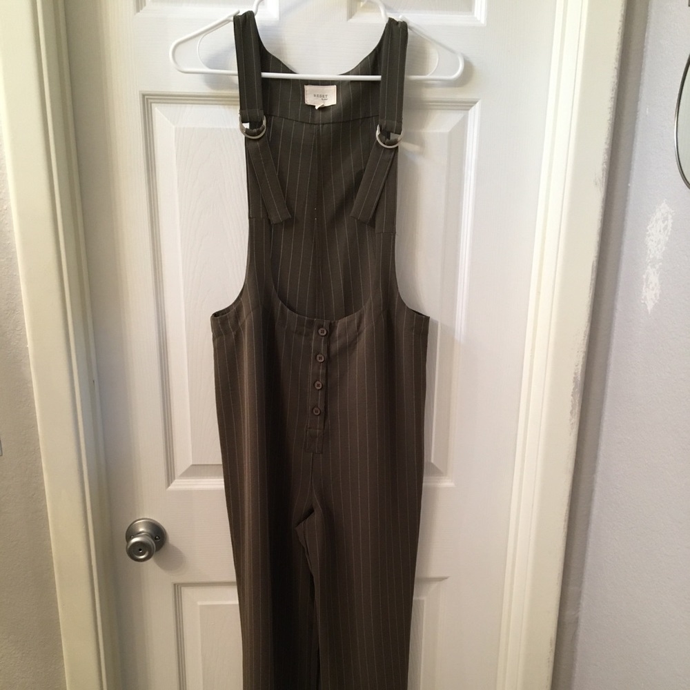 Olive Dress Jumpsuit